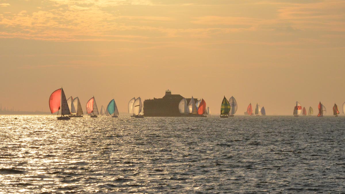 Solent late afternoon sailing
